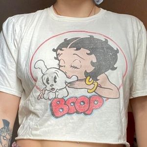 Betty Boop crop Top